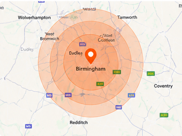 Coverage Map Birmingham